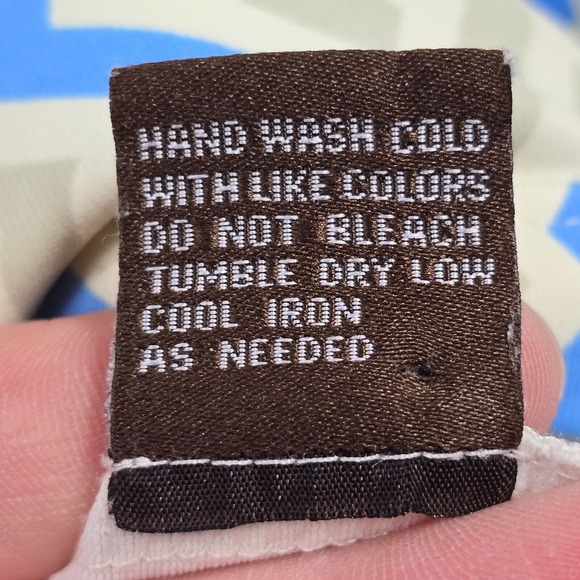 J McLaughlin Shirt Women Large Dillards Henley 3/4 Sleeve Stretch Catalina Cloth - Picture 6 of 11